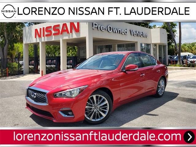 used 2021 INFINITI Q50 car, priced at $24,990