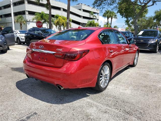 used 2021 INFINITI Q50 car, priced at $24,990