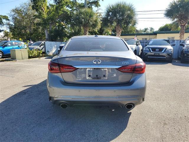 used 2022 INFINITI Q50 car, priced at $26,990