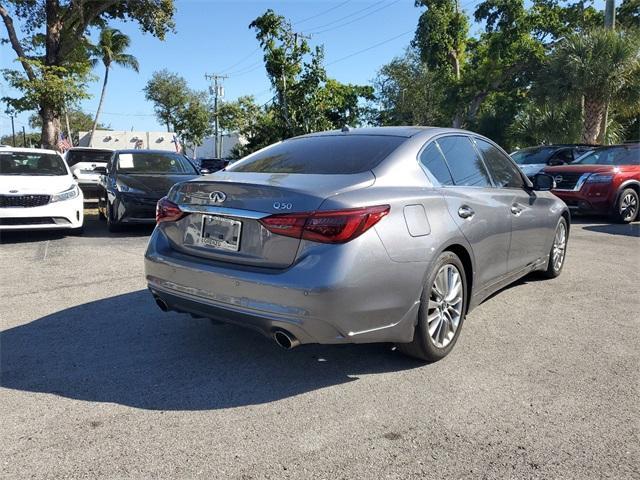 used 2022 INFINITI Q50 car, priced at $26,990