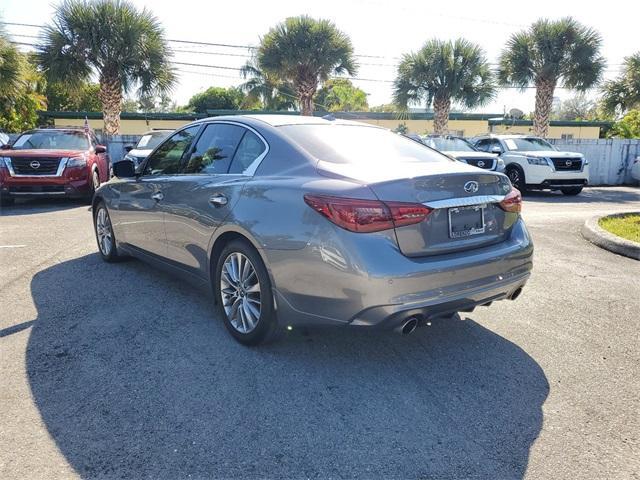 used 2022 INFINITI Q50 car, priced at $26,990