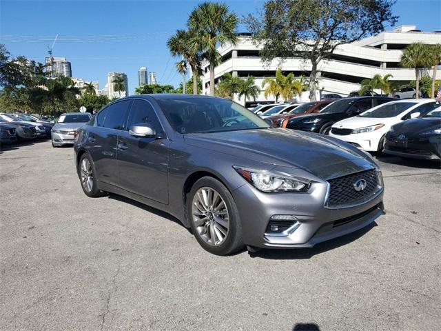 used 2022 INFINITI Q50 car, priced at $26,990