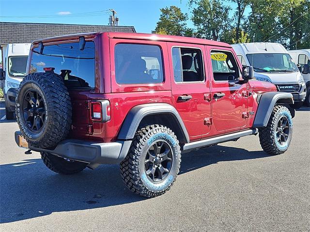 used 2021 Jeep Wrangler car, priced at $30,046