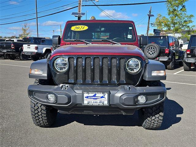 used 2021 Jeep Wrangler car, priced at $30,046