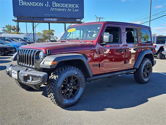 used 2021 Jeep Wrangler car, priced at $30,046