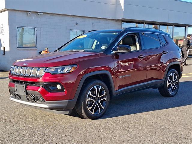 used 2022 Jeep Compass car, priced at $24,385