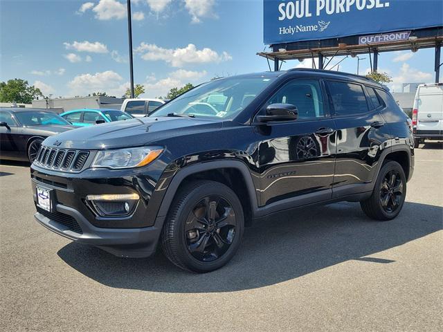 used 2021 Jeep Compass car, priced at $19,655