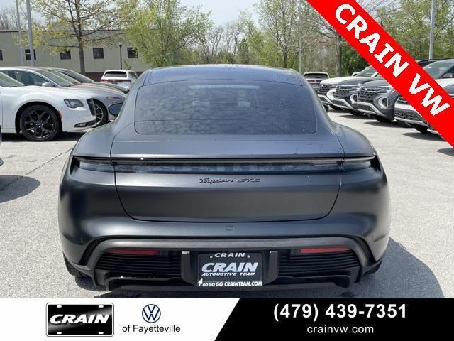used 2022 Porsche Taycan car, priced at $86,847