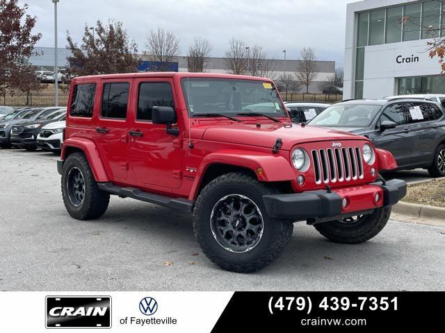 used 2016 Jeep Wrangler Unlimited car, priced at $18,738