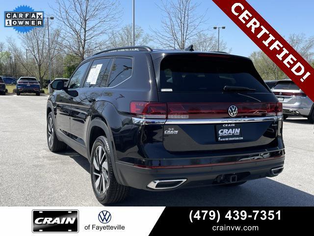 used 2024 Volkswagen Atlas car, priced at $38,000