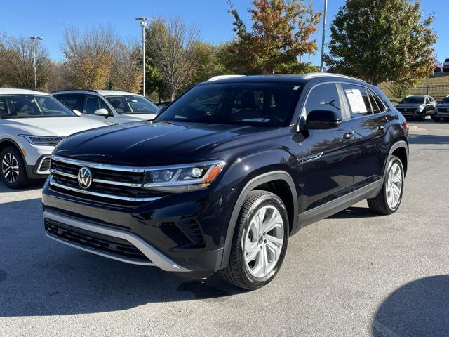 used 2021 Volkswagen Atlas Cross Sport car, priced at $28,000