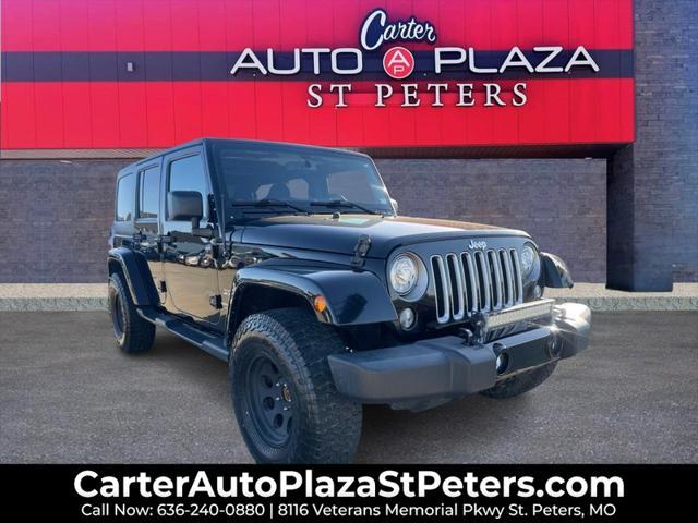 used 2017 Jeep Wrangler Unlimited car, priced at $23,456