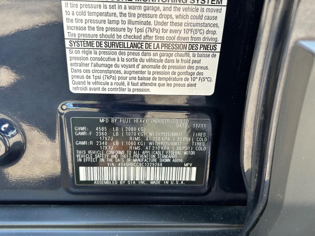 used 2012 Subaru Outback car, priced at $6,500