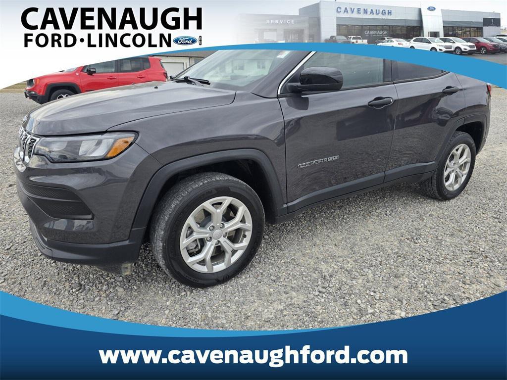 used 2024 Jeep Compass car, priced at $23,617