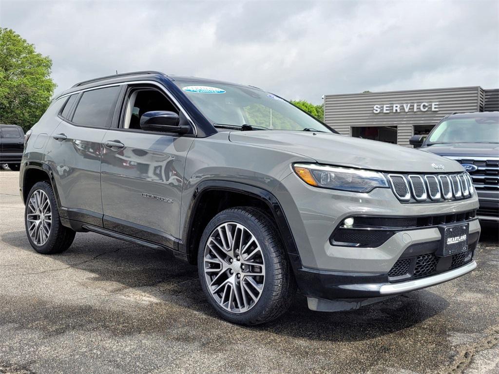 used 2022 Jeep Compass car, priced at $22,276