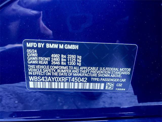 used 2024 BMW M3 car, priced at $91,995