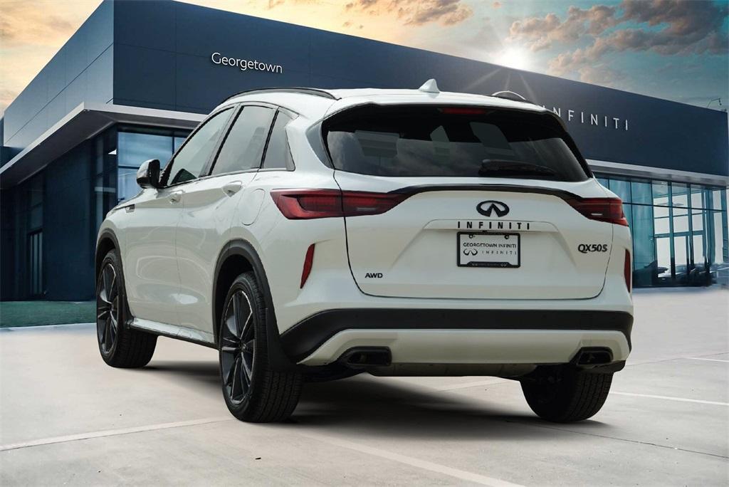 new 2025 INFINITI QX50 car, priced at $48,667