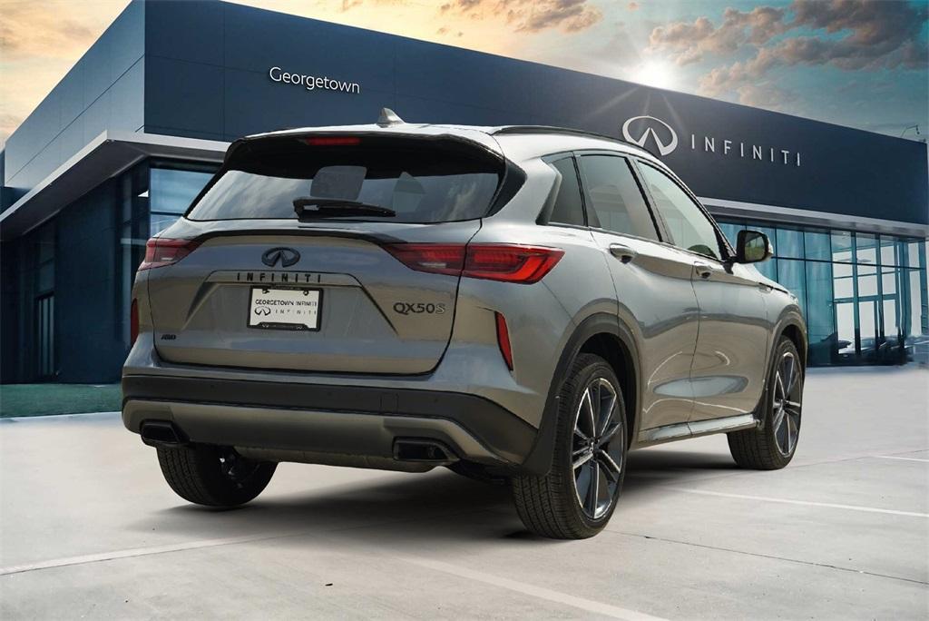 new 2025 INFINITI QX50 car, priced at $47,767