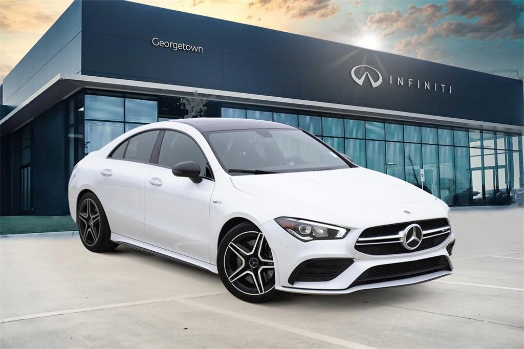 used 2022 Mercedes-Benz AMG CLA 35 car, priced at $38,000