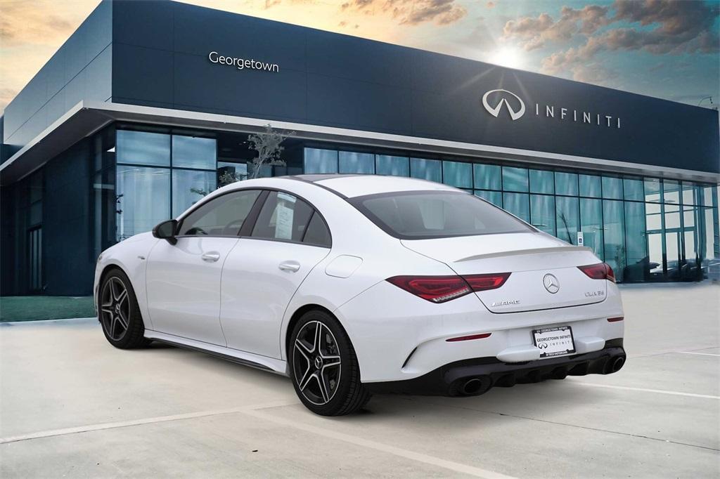 used 2022 Mercedes-Benz AMG CLA 35 car, priced at $38,000