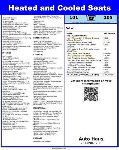 used 2023 Mercedes-Benz EQE 350 car, priced at $37,999