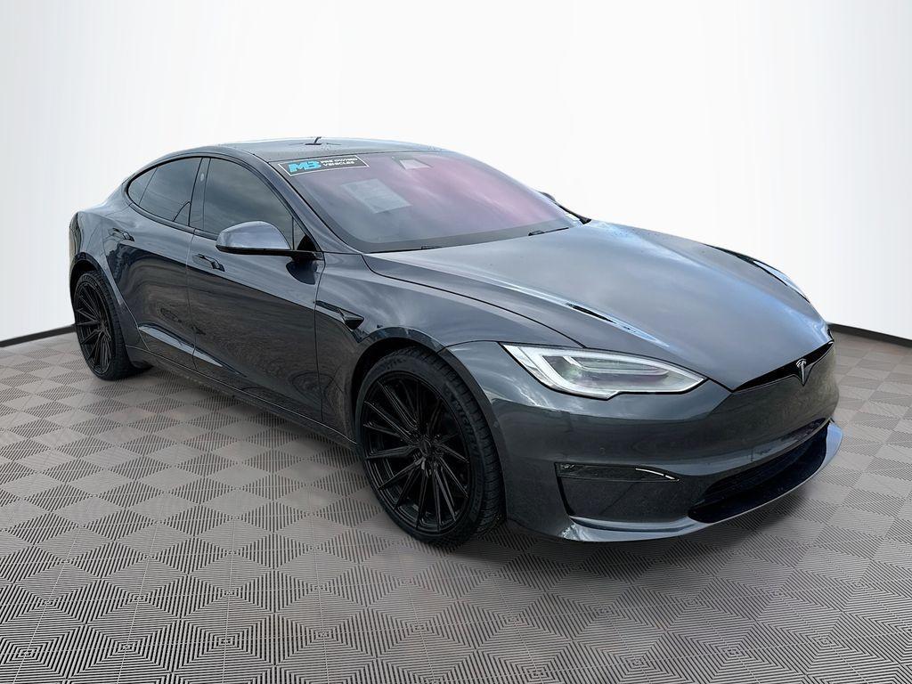 used 2022 Tesla Model S car, priced at $52,998