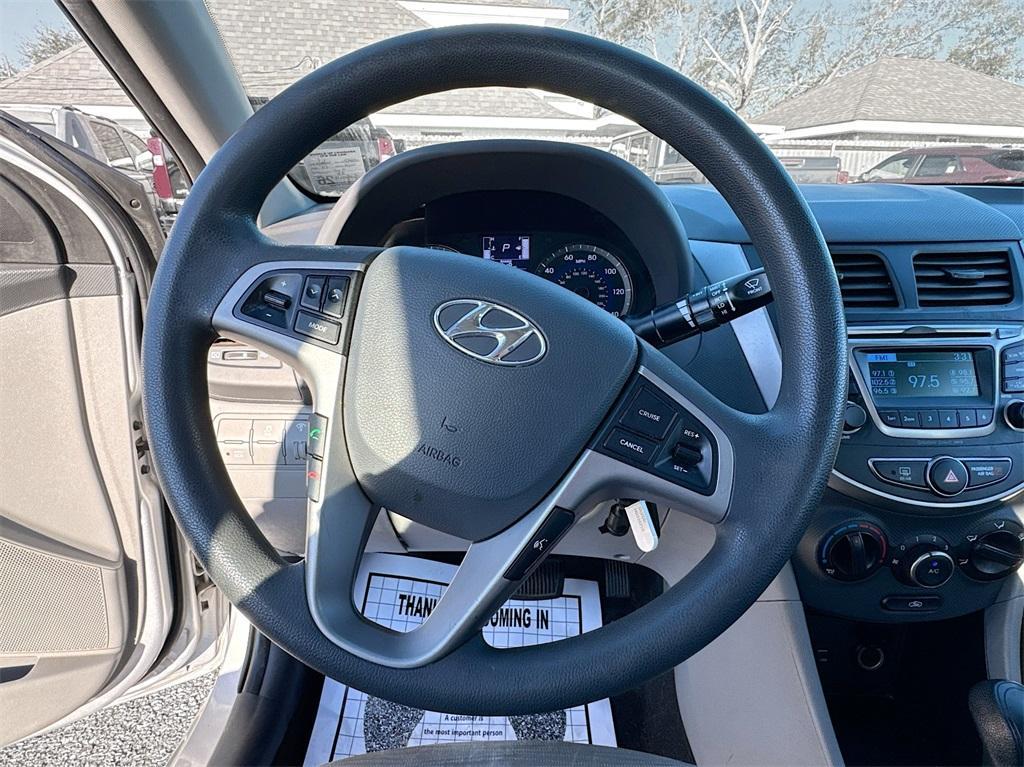 used 2017 Hyundai Accent car, priced at $7,778