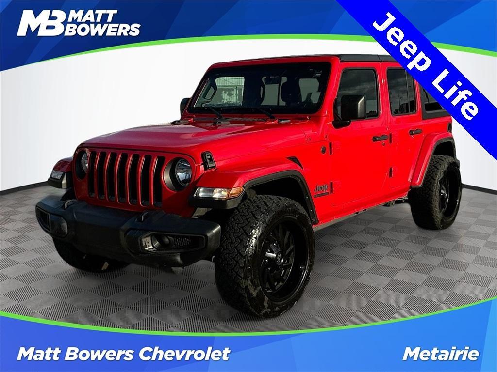 used 2021 Jeep Wrangler Unlimited car, priced at $23,288