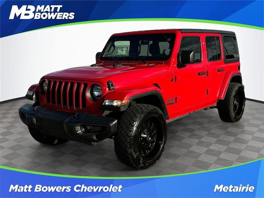 used 2021 Jeep Wrangler Unlimited car, priced at $25,878