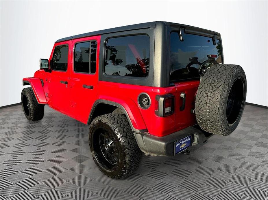 used 2021 Jeep Wrangler Unlimited car, priced at $25,878