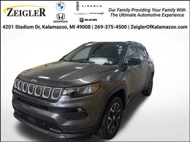 used 2022 Jeep Compass car, priced at $21,500