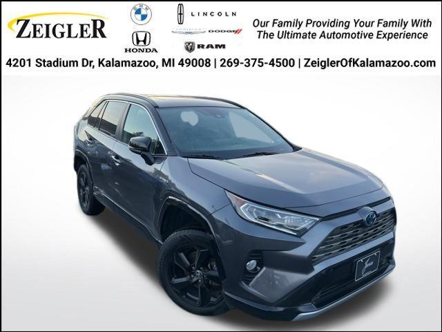 used 2021 Toyota RAV4 Hybrid car, priced at $30,500