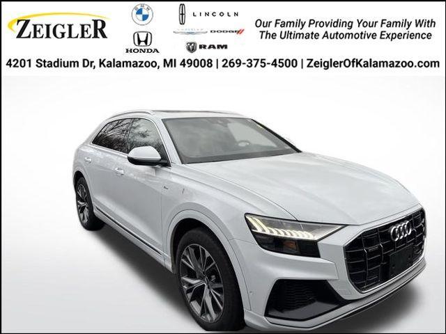 used 2021 Audi Q8 car, priced at $40,000