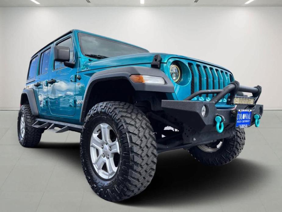 used 2020 Jeep Wrangler Unlimited car, priced at $31,500