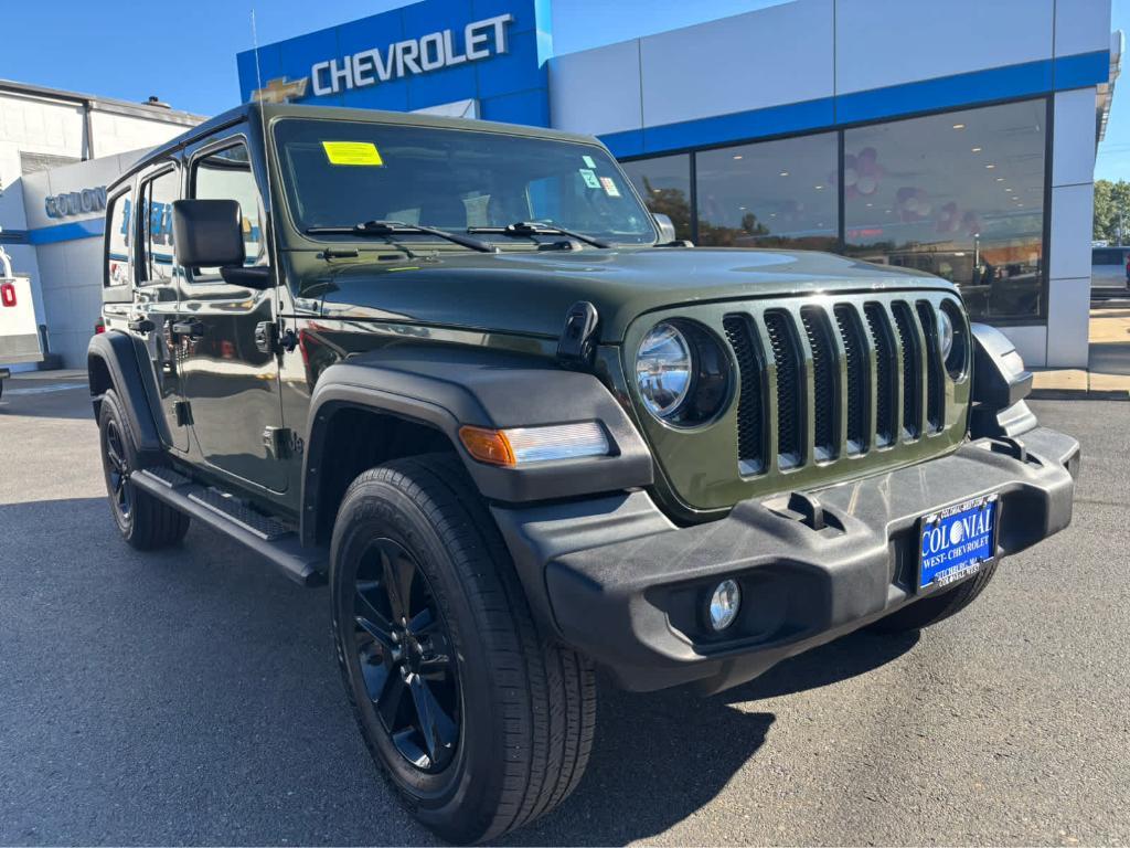 used 2022 Jeep Wrangler Unlimited car, priced at $34,975
