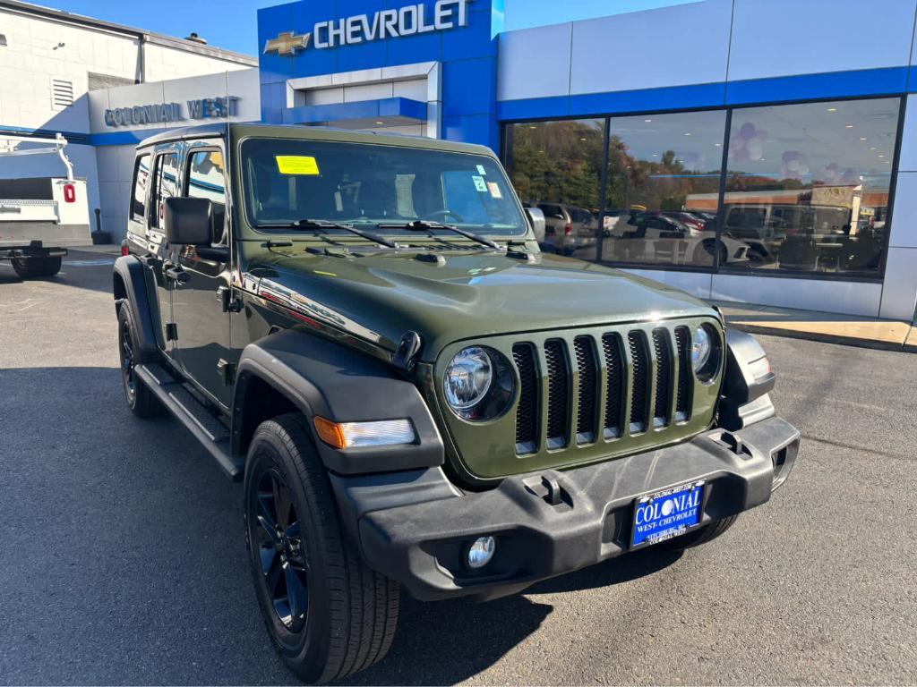 used 2022 Jeep Wrangler Unlimited car, priced at $34,975