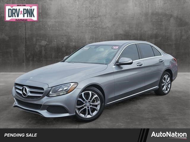 used 2015 Mercedes-Benz C-Class car, priced at $15,695