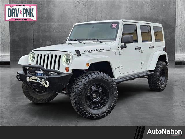 used 2012 Jeep Wrangler Unlimited car, priced at $16,786