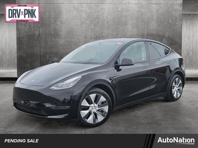 used 2021 Tesla Model Y car, priced at $32,989
