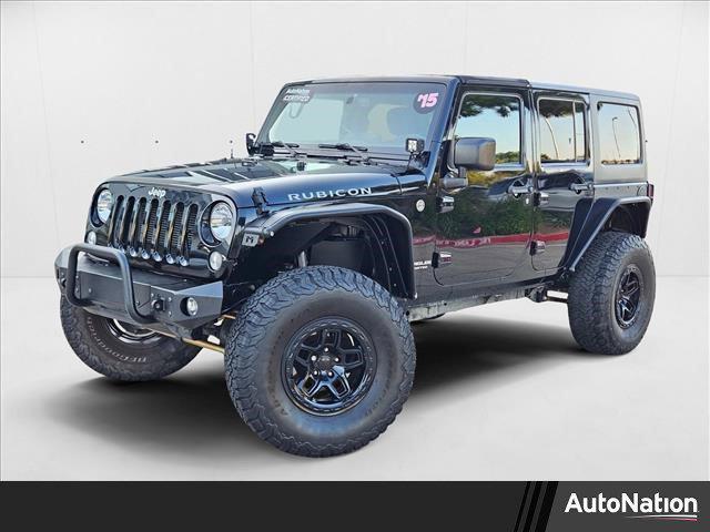 used 2015 Jeep Wrangler Unlimited car, priced at $18,991