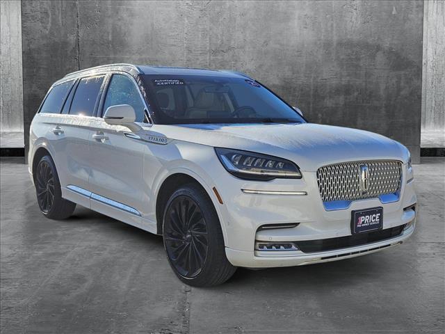 used 2021 Lincoln Aviator car, priced at $35,877