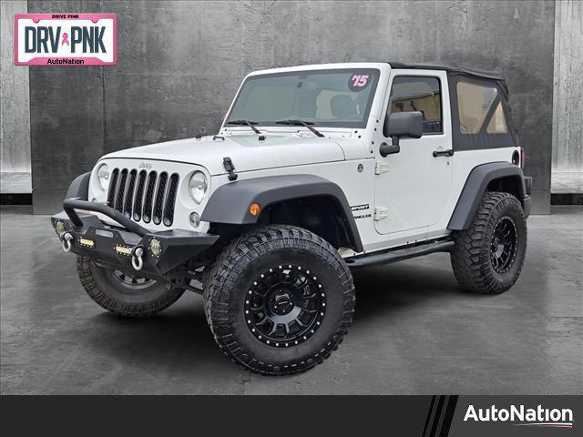 used 2015 Jeep Wrangler car, priced at $17,645