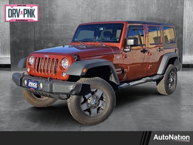 used 2014 Jeep Wrangler Unlimited car, priced at $13,700