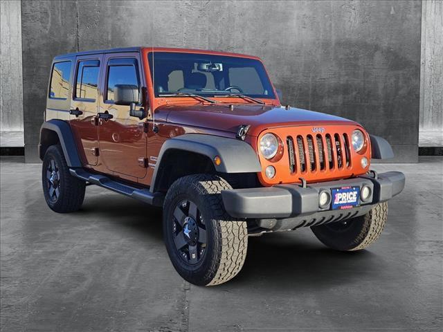 used 2014 Jeep Wrangler Unlimited car, priced at $13,700