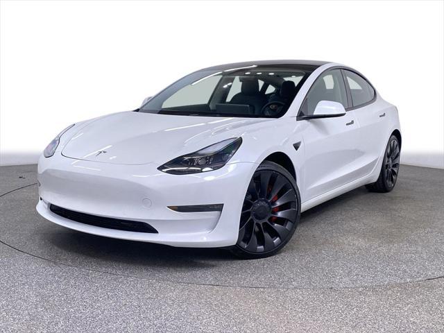 used 2022 Tesla Model 3 car, priced at $33,989