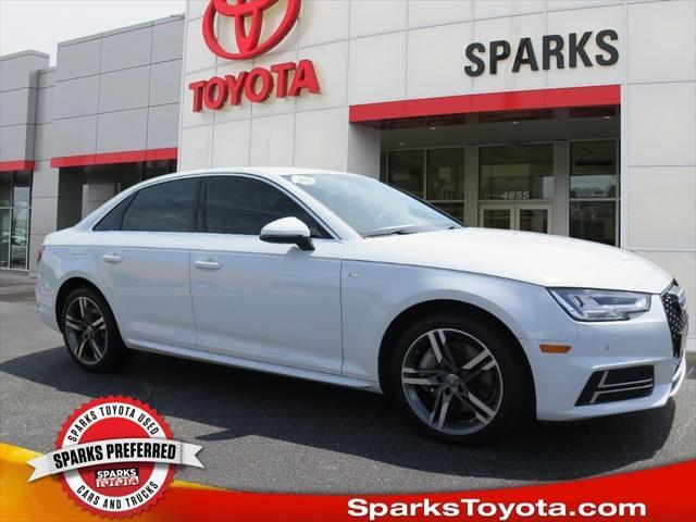 used 2018 Audi A4 car, priced at $21,300