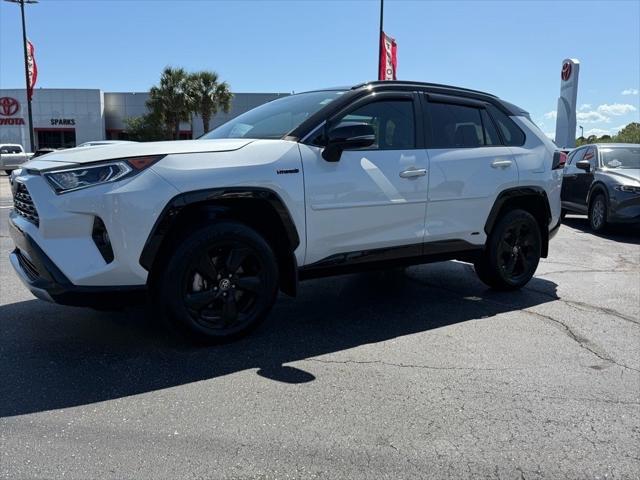 used 2021 Toyota RAV4 Hybrid car, priced at $33,900