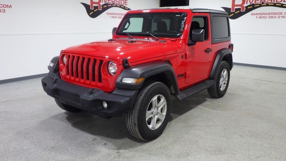 used 2023 Jeep Wrangler car, priced at $22,900