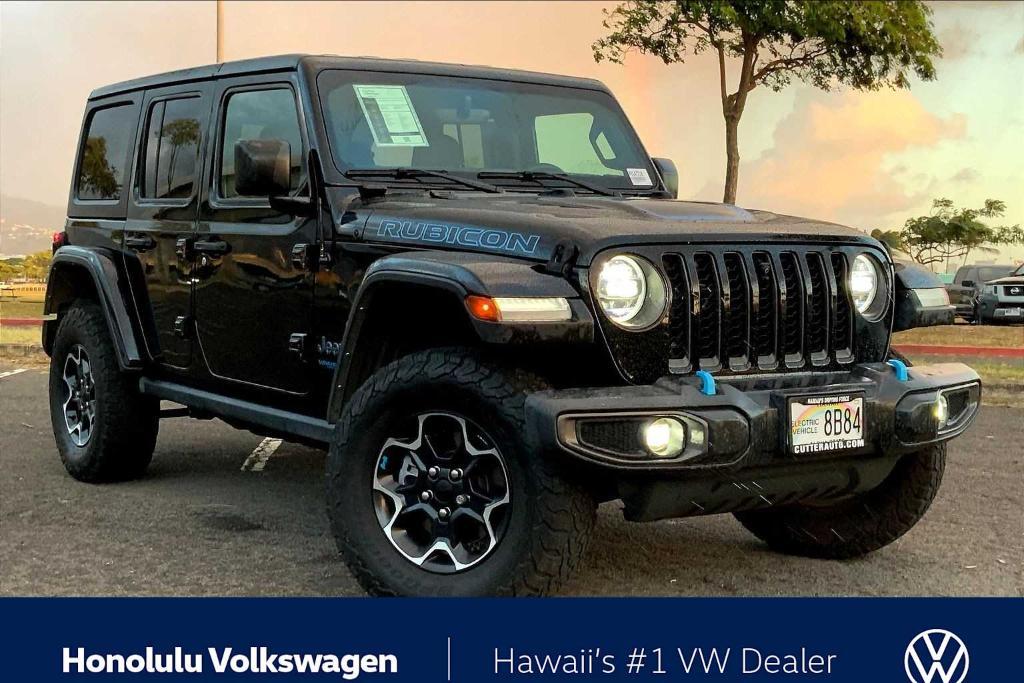 used 2022 Jeep Wrangler Unlimited 4xe car, priced at $33,444