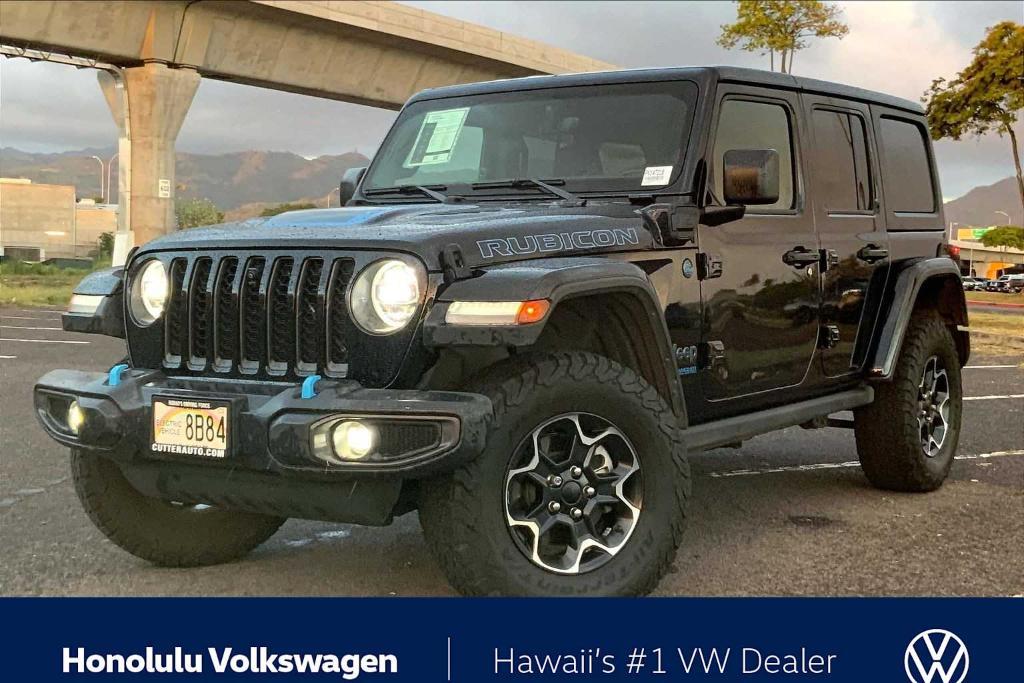 used 2022 Jeep Wrangler Unlimited 4xe car, priced at $33,444
